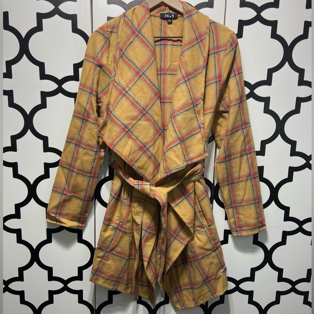 36.5 Plaid Coat